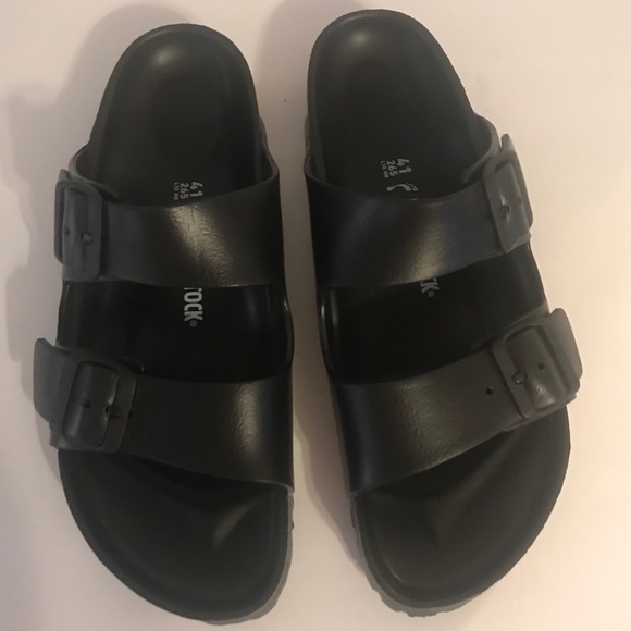 birkenstock rubber slides